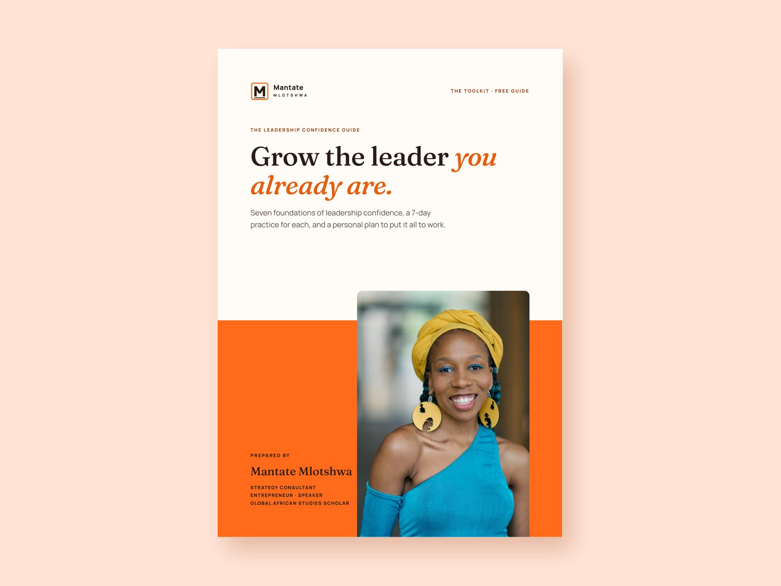 Cover of The Leadership Confidence Guide by Mantate Mlotshwa